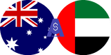 Exchange rate Australian Dolar to Emirati Dirham