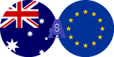 نرخ تبدیل دلار استرالیا به یورو