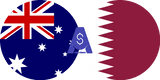 Exchange rate Australian Dolar to Qatari Riyal