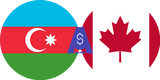 Exchange rate Azerbaijan Manat to Canadian Dolar