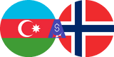 نرخ تبدیل مانات آذربایجان به کرون نروژ