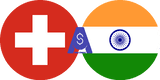 Exchange rate Swiss Franc to Indian Rupee