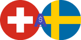 Exchange rate Swiss Franc to Swedish Krona