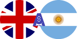 Exchange rate British Pound to Argentine Peso