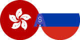 Exchange rate Hong kong Dolar to Russian Ruble