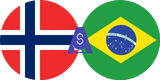 Exchange rate Norwegian Krone to Brazilian Real