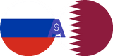 Exchange rate Russian Ruble to Qatari Riyal