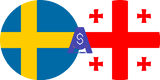 Exchange rate Swedish Krona to Georgian Lari