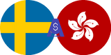 Exchange rate Swedish Krona to Hong kong Dolar