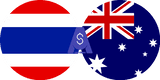 Exchange rate Thai Baht to Australian Dolar