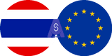 Exchange rate Thai Baht to Euro Cash