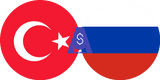 Exchange rate Turkish Lira to Russian Ruble