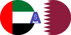 Exchange rate Emirati Dirham to Qatari Riyal