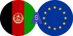 Exchange rate Afghan Afghani to Euro Cash