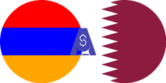 Exchange rate Armenian Dram to Qatari Riyal