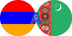 Exchange rate Armenian Dram to Turkmenistani Manat