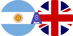 Exchange rate Argentine Peso to British Pound
