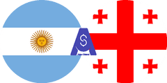 Exchange rate Argentine Peso to Georgian Lari