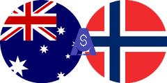 Exchange rate Australian dollar to Norwegian Krone