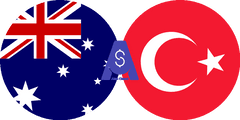 Exchange rate Australian dollar to Turkish Lira