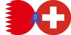 Exchange rate Bahraini Dinar to Swiss Franc