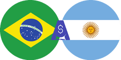 Exchange rate Brazilian Real to Argentine Peso