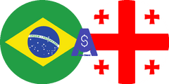 نرخ تبدیل رئال برزیل به لاری گرجستان