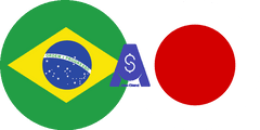 Exchange rate Brazilian Real to Japanese Yen