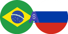 Exchange rate Brazilian Real to Russian Ruble