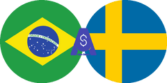 Exchange rate Brazilian Real to Swedish Krona