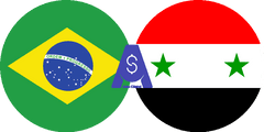 Exchange rate Brazilian Real to Syrian Pound