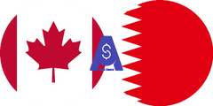 Exchange rate Canadian dollar to Bahraini Dinar