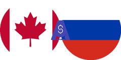 Exchange rate Canadian dollar to Russian Ruble