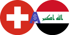 Exchange rate Swiss Franc to Iraqi Dinar