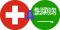 نرخ تبدیل فرانک سوئیس به ریال عربستان