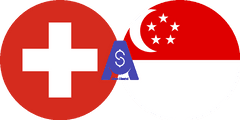 Exchange rate Swiss Franc to Singapore dollar