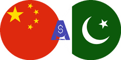 Exchange rate Chinese Yuan to Pakistani Rupee