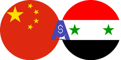 نرخ تبدیل یوان چین به پوند سوریه