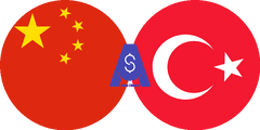 Exchange rate Chinese Yuan to Turkish Lira