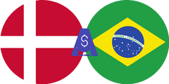 Exchange rate Danish Krone to Brazilian Real