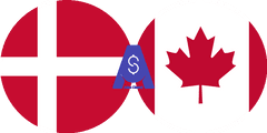 نرخ تبدیل کرون دانمارک به دلار کانادا