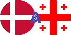 Exchange rate Danish Krone to Georgian Lari