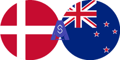 Exchange rate Danish Krone to New zealand dollar