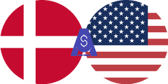 نرخ تبدیل کرون دانمارک به دلار آمریکا