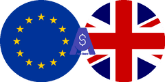 Exchange rate Euro Cash to British Pound