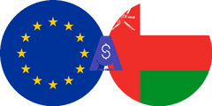 Exchange rate Euro Cash to Omani Rial