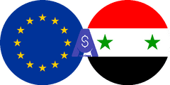 Exchange rate Euro Cash to Syrian Pound