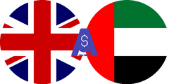 نرخ تبدیل پوند انگلیس به درهم امارات