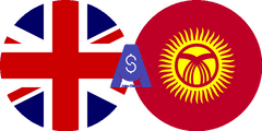 Exchange rate British Pound to Kyrgyzstani Som