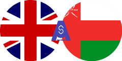 Exchange rate British Pound to Omani Rial